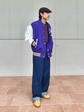 「adidas（アディダス）のアイテム（Tシャツ/カットソー）」を使った、HKさん（メンズ・165cm）の秋コーディネート
