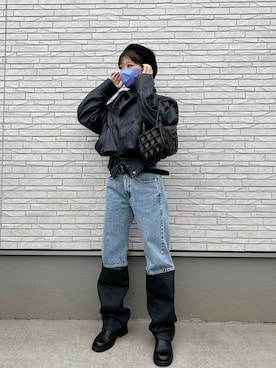 「VEJAS（ヴェジャス）のアイテム」を使った、Tohさん（レディース・153cm）の冬コーディネート