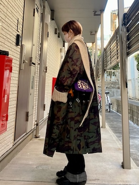 「ANDERSSON BELL（アンダースンベル）のアイテム」を使った、Tohさん（レディース・153cm）の冬コーディネート