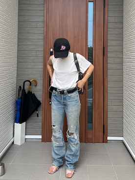 「MARNI（マルニ）のアイテム」を使った、Tohさん（レディース・155cm）の夏コーディネート