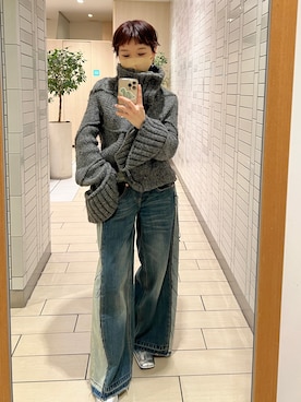 「JUNYA WATANABE（ジュンヤワタナベ）のアイテム」を使った、Tohさん（レディース・153cm）の春コーディネート