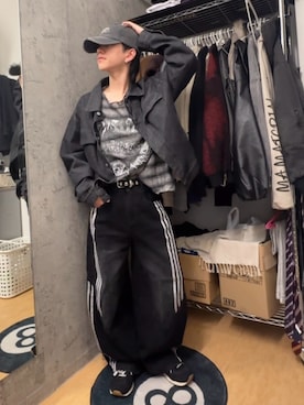 「mushwear（マッシュウェア）のアイテム」を使った、Kさん（メンズ・163cm）の春コーディネート