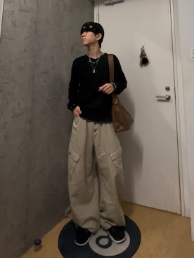 「sedacle（セダクル）のアイテム」を使った、Kさん（メンズ・163cm）の秋コーディネート