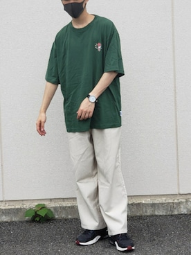 「coca（coca）（コカ）のアイテム（パンツ）」を使った、Kou-さん（メンズ・163cm）の夏コーディネート
