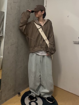 「sedacle（セダクル）のアイテム」を使った、Kさん（メンズ・163cm）の春コーディネート