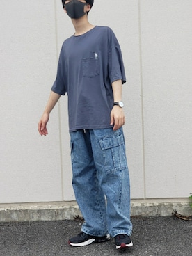 「PairPair（ペアペア）のアイテム」を使った、Kou-さん（メンズ・163cm）の夏コーディネート