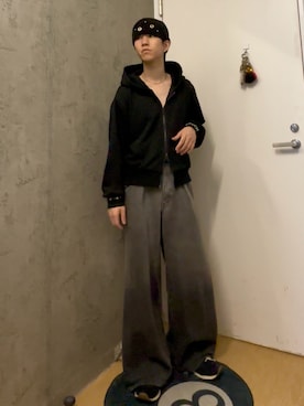 「CALLNE（カルネ）のアイテム」を使った、Kさん（メンズ・163cm）の秋コーディネート