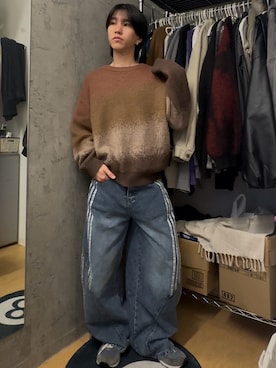 「mushwear（マッシュウェア）のアイテム」を使った、Kさん（メンズ・163cm）の春コーディネート