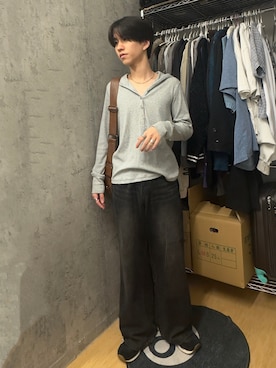 「Regen Glanz（レーゲングランツ）のアイテム」を使った、Kさん（メンズ・163cm）の秋コーディネート