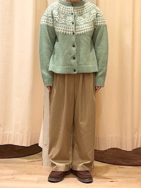 「タートルネック」｜「アイテム（ドレスシューズ）」を使った、Natsuさん（レディース・152cm）の冬コーディネート