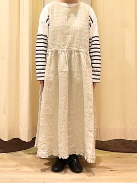 「ナチュラルスタイル」｜「アイテム（その他シューズ）」を使った、Natsuさん（レディース・152cm）の春コーディネート