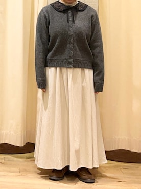 「帯電防止」｜Natsuさん（レディース・152cm）の秋コーディネート