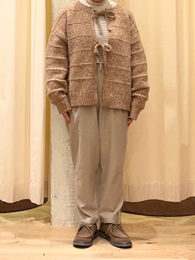 「帯電防止」｜Natsuさん（レディース・152cm）の冬コーディネート