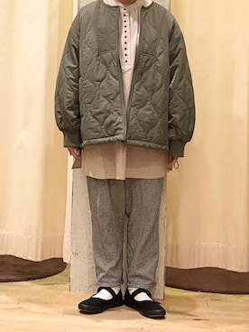 「チドリ柄」｜Natsuさん（レディース・152cm）の秋コーディネート