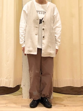 「ナチュラルスタイル」｜「アイテム（その他シューズ）」を使った、Natsuさん（レディース・152cm）の春コーディネート