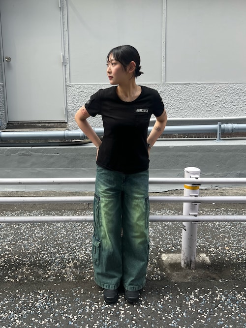 【Women's/ウィメンズ】ファティーグ Vネック Tシャツ/SS FATIGUE V-NECK T-SHIRT/アヴィレックス/AVIREX