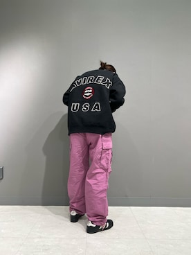 asukaさん（レディース・160cm）の冬コーディネート