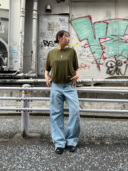 AVIREX tシャツ 「直営店限定」SHEER LAYERED PRINT T-SHIRT