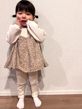 nanachanmamaさん（キッズ・80cm）の春コーディネート