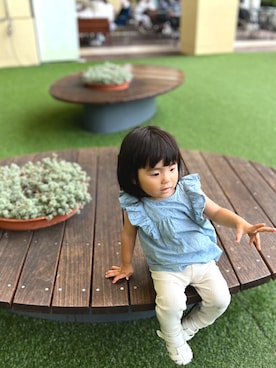 nanachanmamaさん（キッズ・80cm）の夏コーディネート