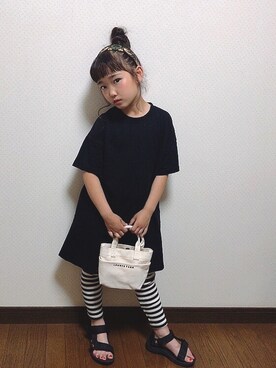 noaさん（キッズ・110cm）の春コーディネート