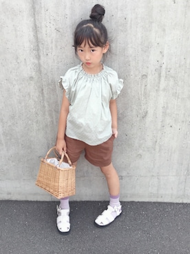 noaさん（キッズ・120cm）の夏コーディネート