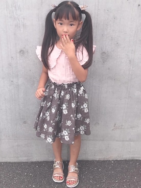 noaさん（キッズ・110cm）の夏コーディネート