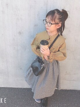 noaさん（キッズ・110cm）の秋コーディネート