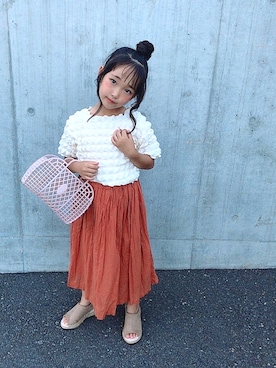noaさん(キッズ・110cm)の夏コーディネート