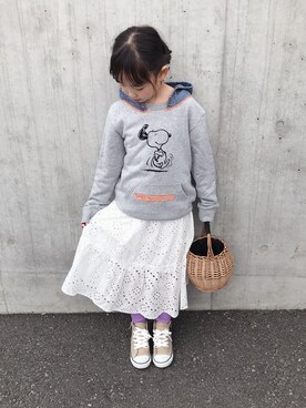 noaさん（キッズ・120cm）の春コーディネート