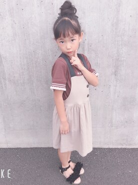 noaさん（キッズ・110cm）の秋コーディネート