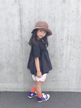 noaさん（キッズ・110cm）の夏コーディネート