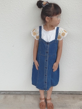 noaさん（キッズ・110cm）の夏コーディネート