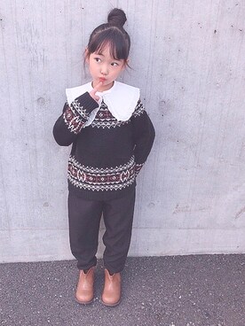noaさん(キッズ・110cm)の冬コーディネート
