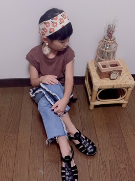noaさん（キッズ・110cm）の秋コーディネート