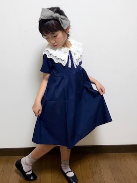 「lulpini（ルルピー二）のアイテム」を使った、noaさん（キッズ・110cm）の夏コーディネート