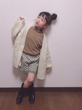 noaさん（キッズ・110cm）の春コーディネート