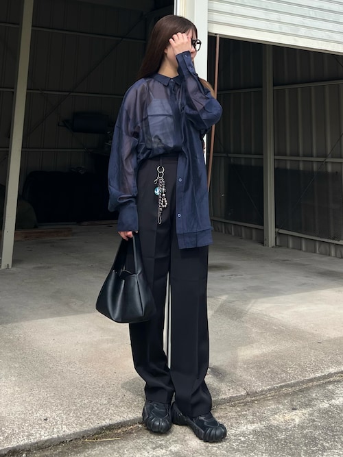 ZOZO限定】フェイクレザーワイドハンドルバッグ（ハンドバッグ