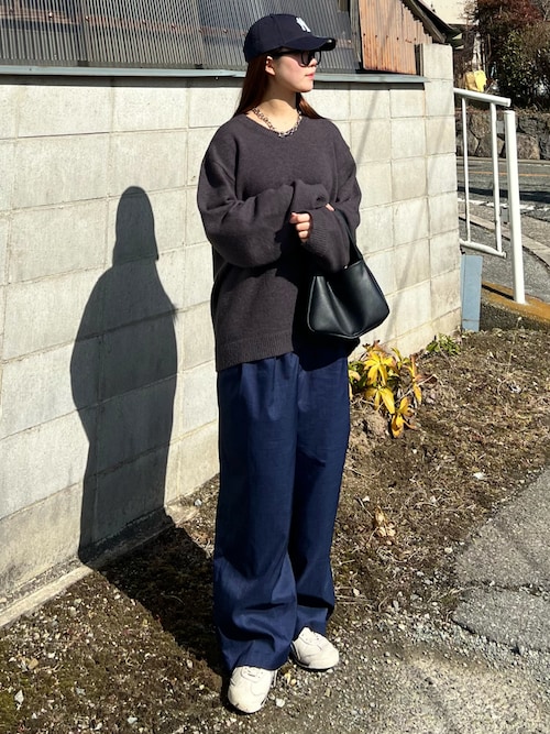 ZOZO限定】フェイクレザーワイドハンドルバッグ（ハンドバッグ