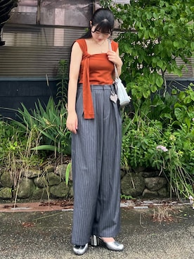 「アイテム（キーホルダー）」を使った、sor_aroomさん（レディース・160cm）の夏コーディネート