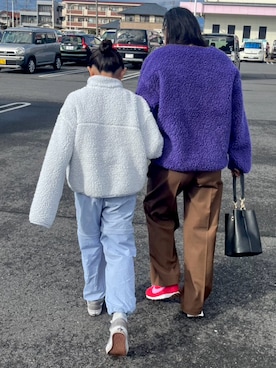 「アイテム（その他トップス）」を使った、kkananakkさん（レディース・161cm）の冬コーディネート