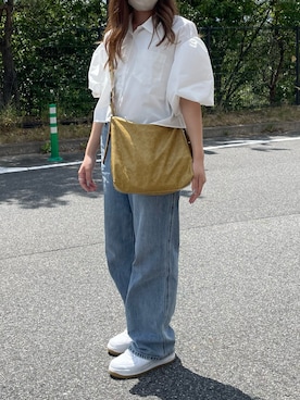 「SPINNS(スピンズ)のアイテム(タンクトップ)」を使った、omiさん(レディース・160cm)の夏コーディネート