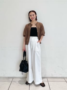 松岡（matsuoka）さん（レディース・158cm）の夏コーディネート