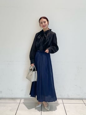 「MARCO BIANCHINI（マルコビアンチーニ）のアイテム」を使った、松岡（matsuoka）さん（レディース・158cm）の秋コーディネート