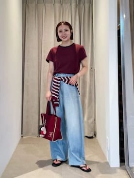 松岡(matsuoka)さん(レディース・158cm)の夏コーディネート
