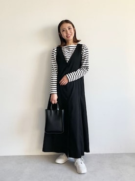 ELINのジャンパースカートを使った人気ファッションコーディネート - WEAR 