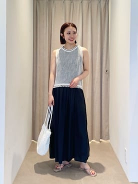 松岡（matsuoka）さん（レディース・158cm）の夏コーディネート