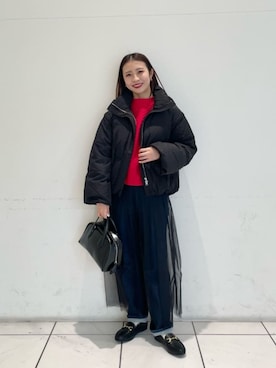 松岡(matsuoka)さん(レディース・158cm)の冬コーディネート