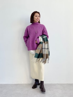 松岡(matsuoka)さん(レディース・158cm)の秋コーディネート