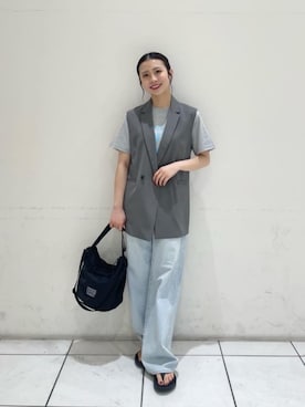 松岡(matsuoka)さん(レディース・158cm)の夏コーディネート